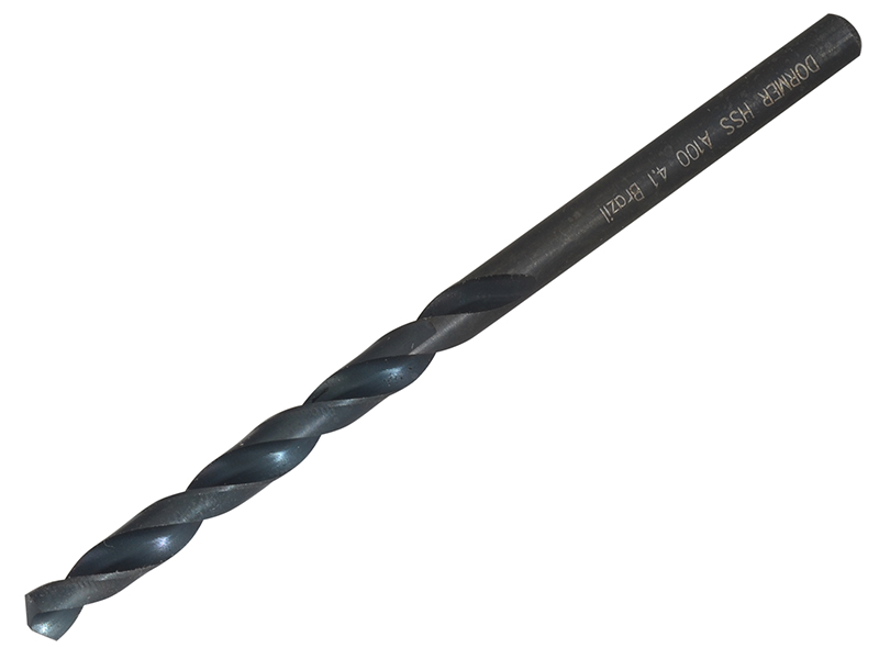 Dormer A100 HSS Jobber Drill Bit 4.10mm OL:75mm WL:43mm DORA100410