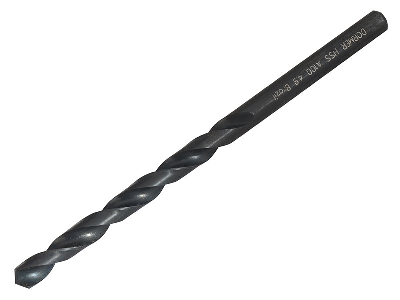 Dormer A100 HSS Jobber Drill Bit 4.90mm OL:86mm WL:52mm DORA100490