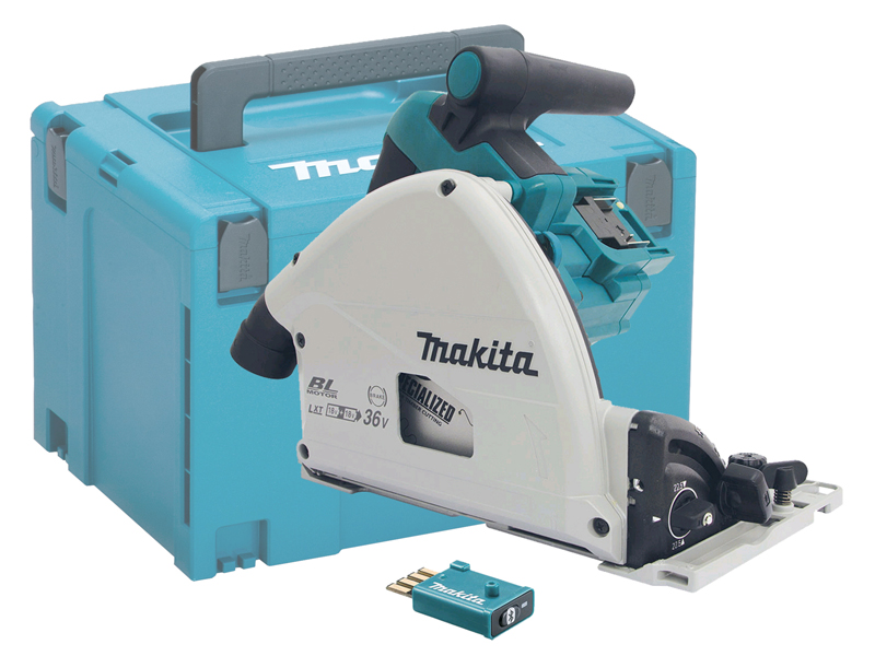 Makita DSP601 36V (18V Twin) 165mm Brushless AVS Plunge Cut Saw LXT - Body Only