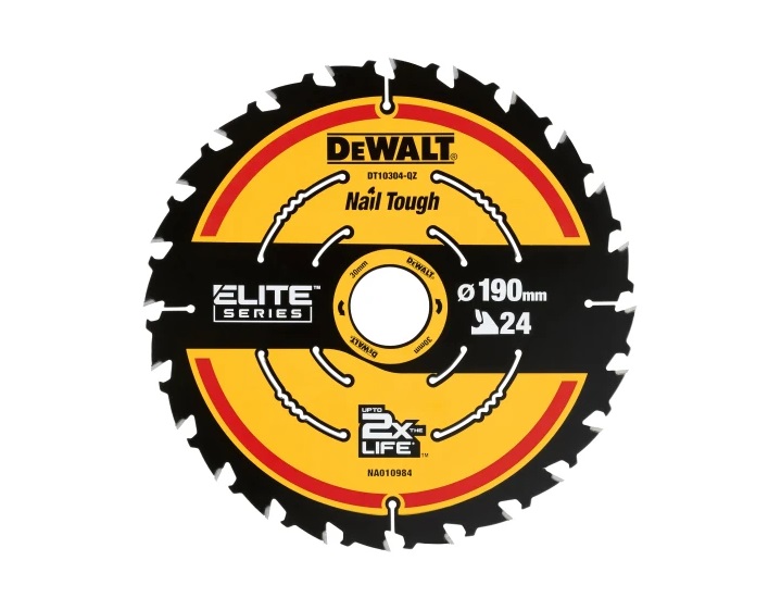 Dewalt Extreme Framing Circular Saw Blade 190mm x 30mm x 24T