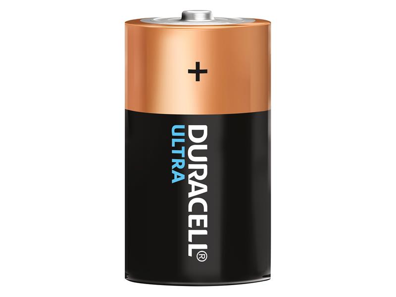 Duracell D Cell Ultra Power Batteries (Pack 2) DURDK2UM3