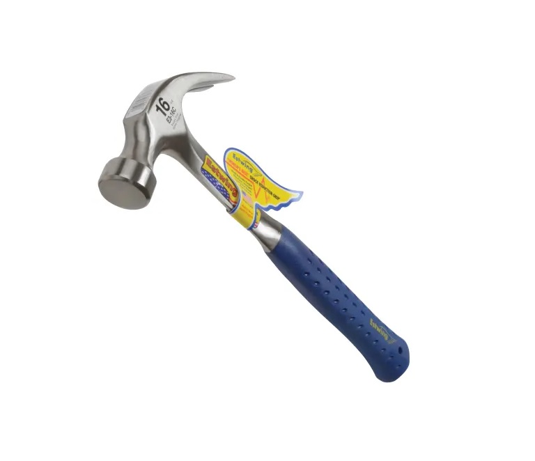 Estwing E3/16C 16oz Curved Claw Hammer - Vinyl Grip