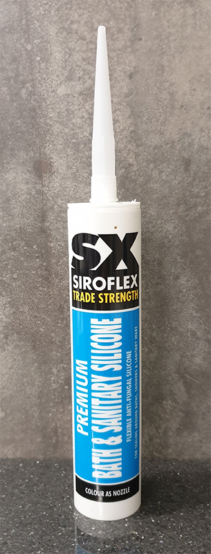 SX Siroflex Premium Bath & Sanitary Silicone Acetoxy Curing 310ml - Clear
