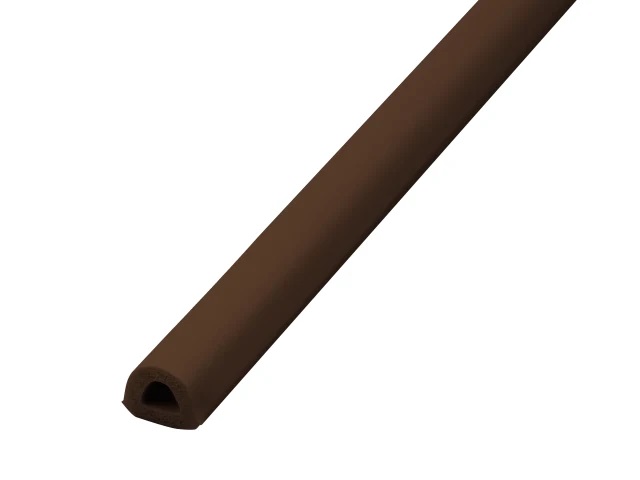 Faithfull EPDM Draught Excluder Brown 24M 9 x 7.5mm - D Style - FAIDED97524B