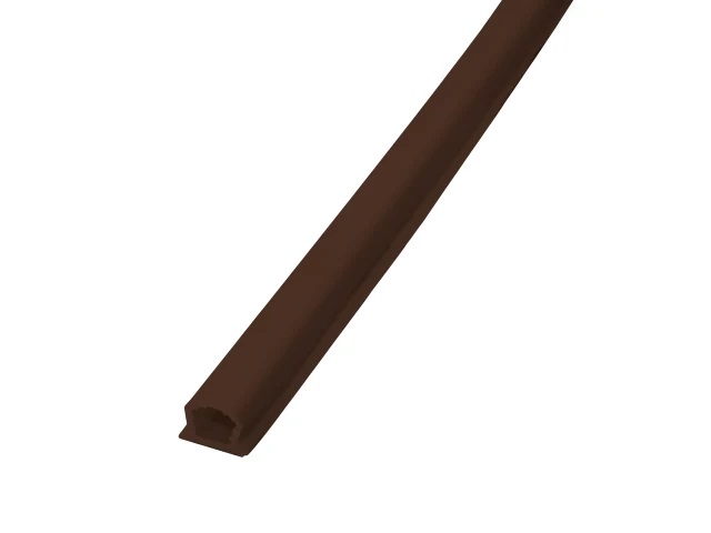 Faithfull Silicone Draught Excluder Brown 6M 9 x 7mm - Silicone - FAIDEN976B