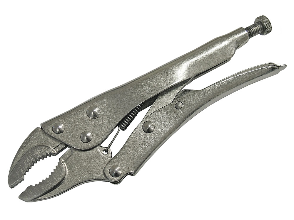 Faithfull Locking Curved Jaw Pliers 230mm (9in)