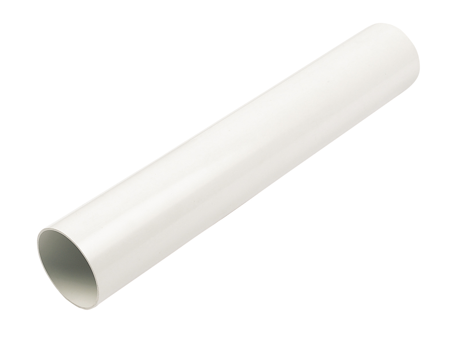 Floplast RPH4WH 80mm Round Downpipe 4 Metre - White