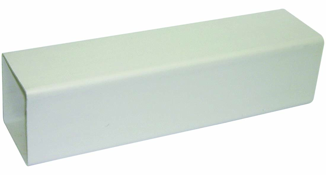Floplast RPS5.5WH 65mm Square Downpipe 5.5 Metre - White