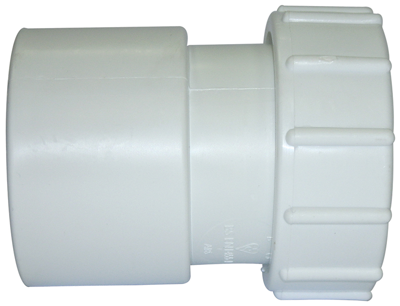 Floplast WS66WH 32mm (36mm) ABS Solvent Weld Waste System Female Adaptor - White