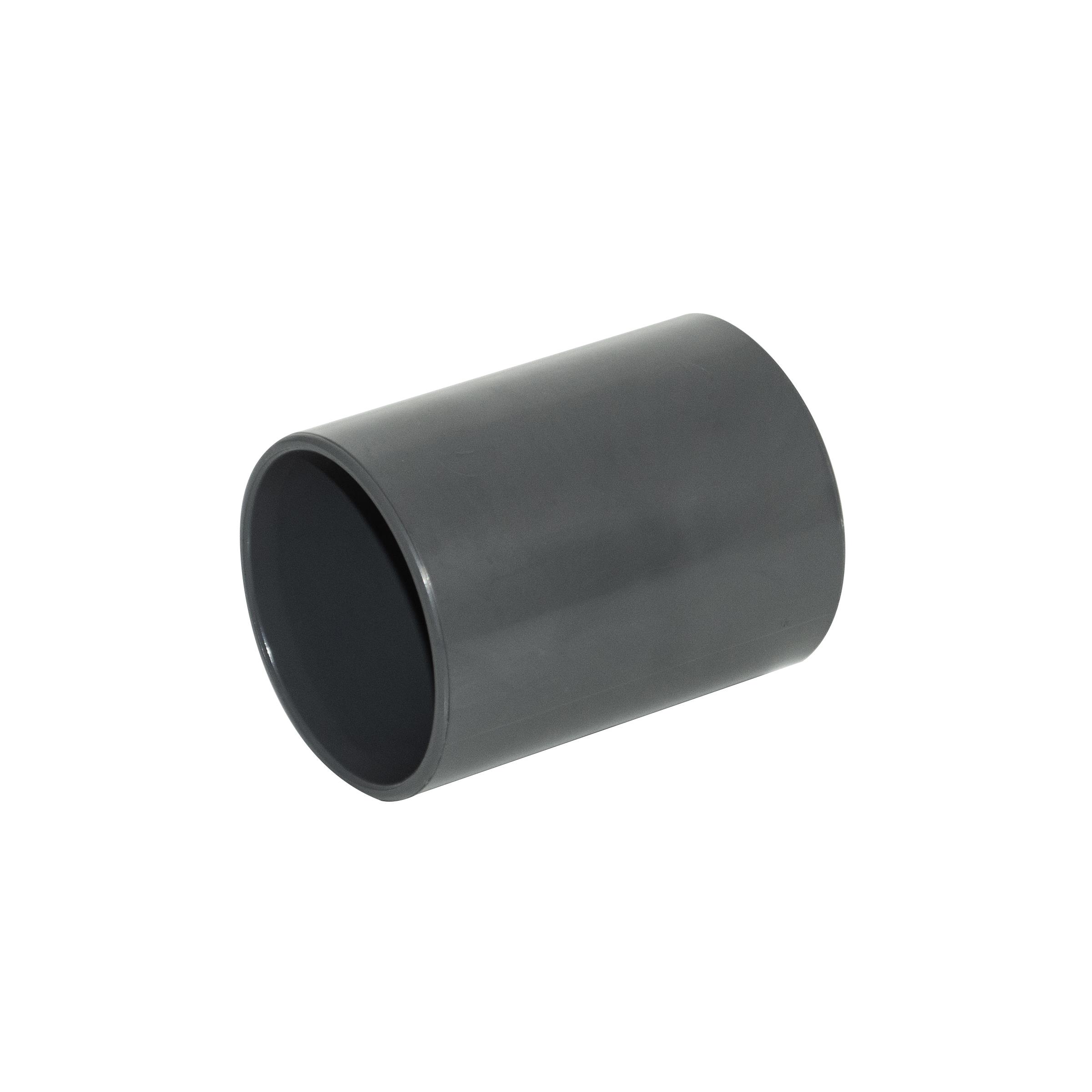 Floplast WS07AG 32mm (36mm) ABS Solvent Weld Waste System Coupling - A/Grey