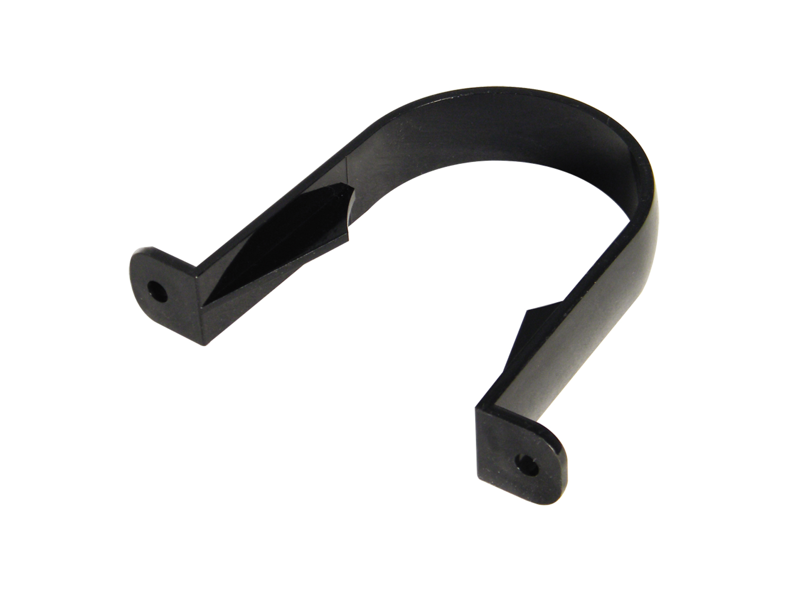 Floplast RC1BL 68mm Round Downpipe - Pipe Clip - Black