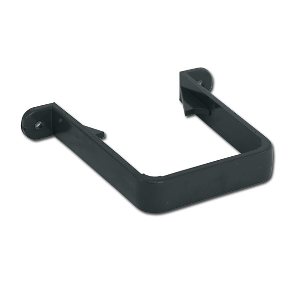 Floplast RCS1AG 65mm Square Downpipe - Pipe Clip - Anthracite Grey
