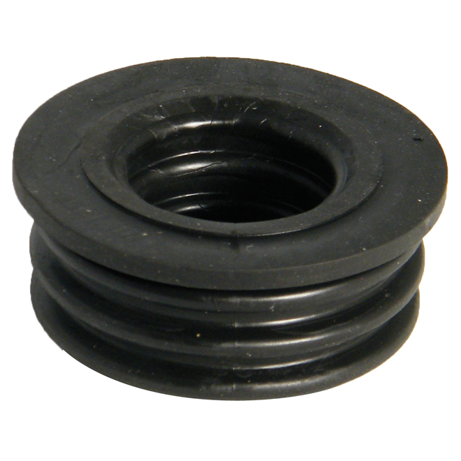 Floplast SP10 110mm/4 Inch Ring Seal Soil System - 32mm Boss Adaptor Rubber Push-Fit - Black