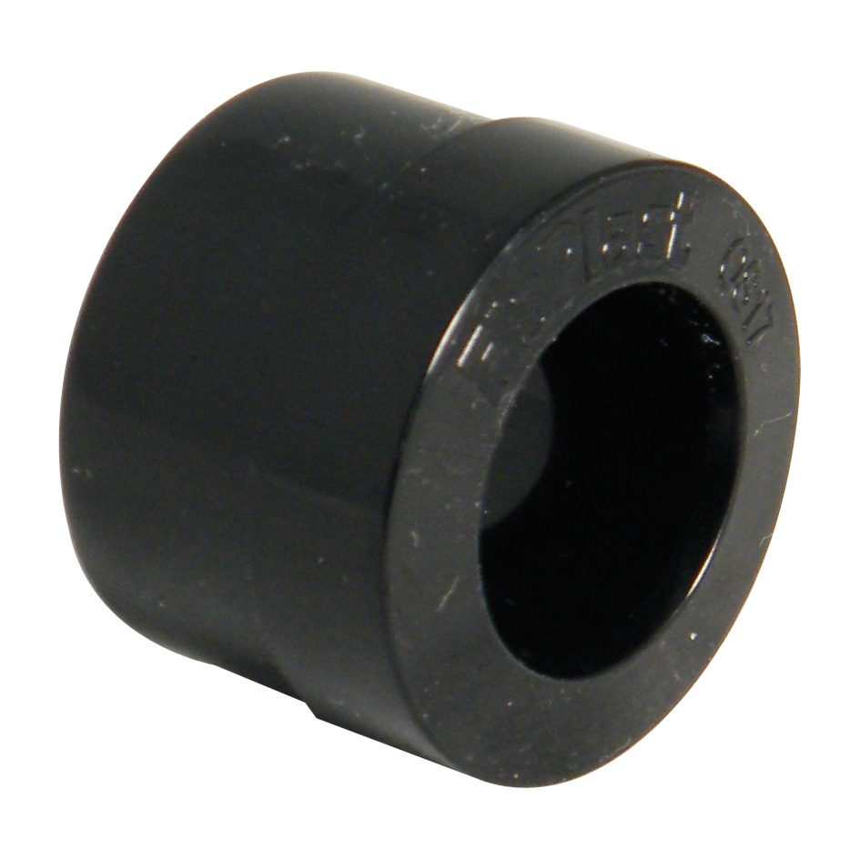 Floplast OS18BL 21.5mm Overflow Pipe Fittings - 40mm Reducer Solvent Weld - Black
