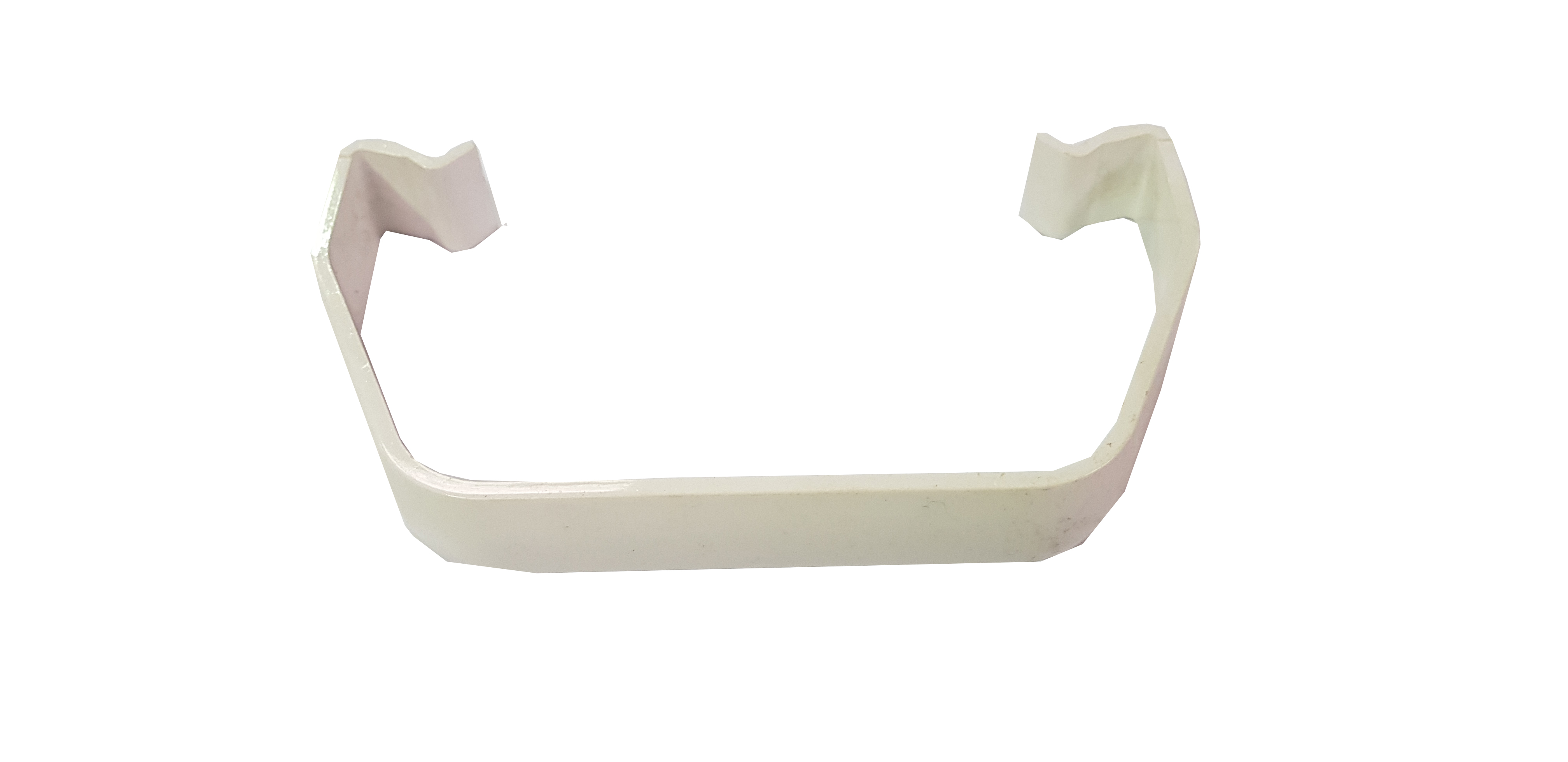 Floplast RRSC1WH 114mm Square Line Gutter - Spare Fitting Clip - White
