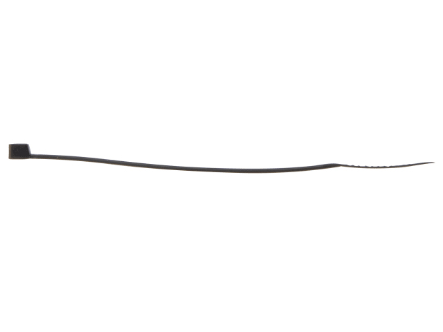Forgefix Cable Ties Black 4.6 x 200mm Bag 100