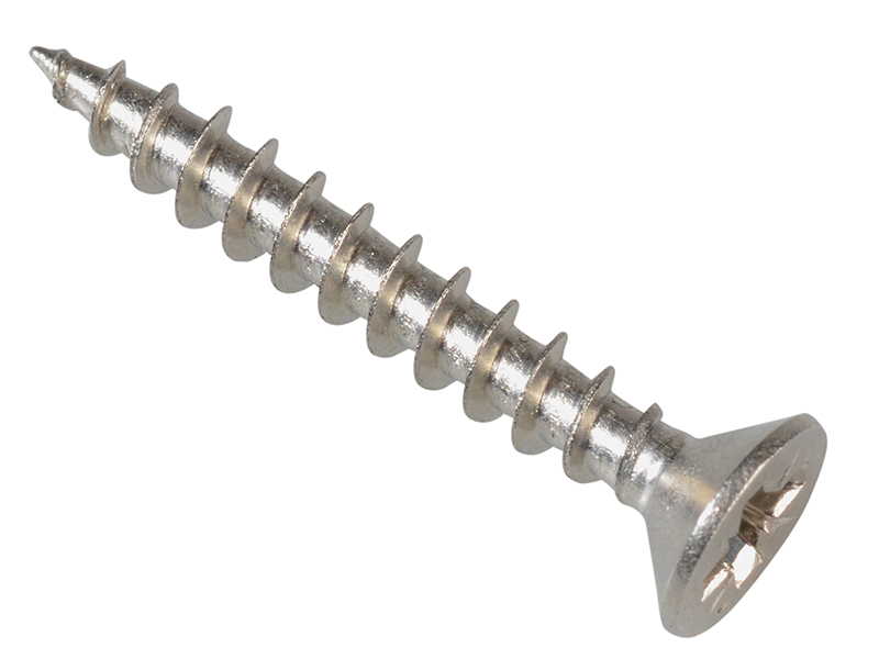 Forgepack Multi-Purpose Pozi Screws CSK ST Stainless Steel 3.5 x 25mm (Pack of 40)