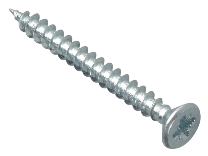 Forgepack Multi-Purpose Pozi Screws CSK ST ZP 4.0 x 40mm (Pack of 20)