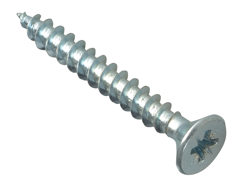 Forgepack Multi-Purpose Pozi Screws CSK ST ZP 5.0 x 40mm (Pack of 15)