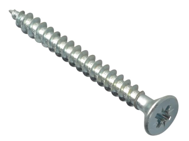 Forgepack Multi-Purpose Pozi Screws CSK ST ZP 5.0 x 50mm (Pack of 12)