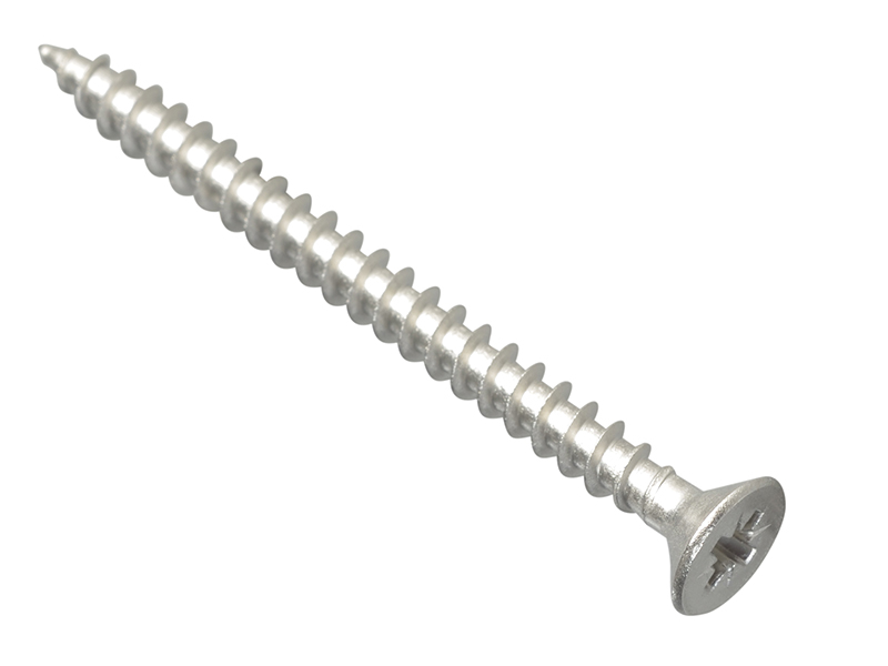 Forgepack Multi-Purpose Pozi Screws CSK ST Stainless Steel 5.0 x 60mm (Pack of 10)