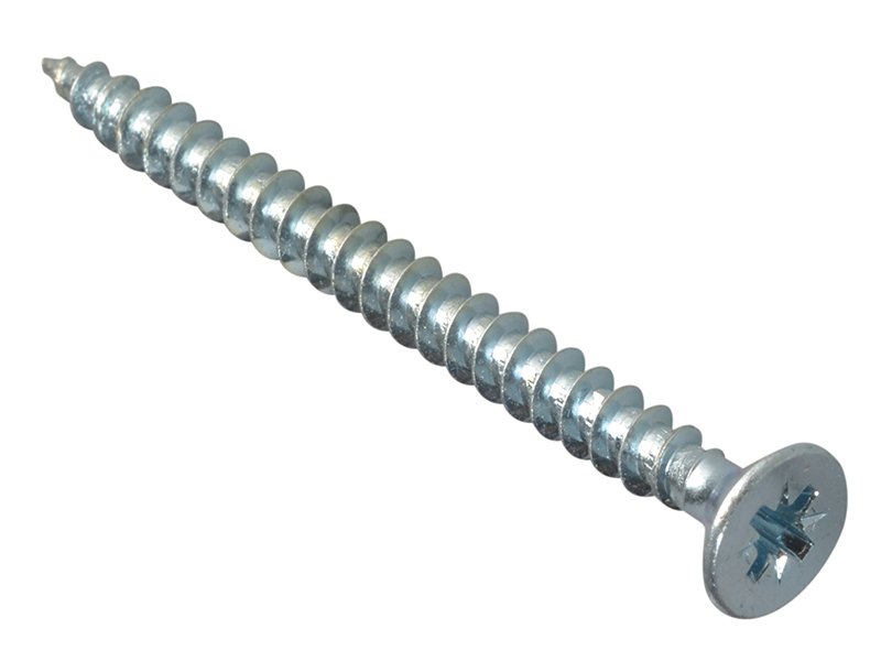 Forgepack Multi-Purpose Pozi Screws CSK ST ZP 5.0 x 60mm (Pack of 10)