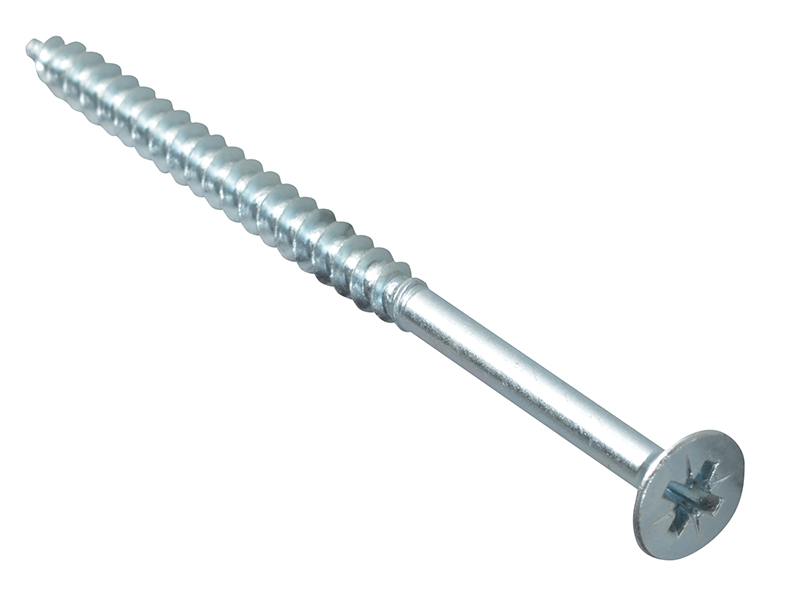 Forgepack Multi-Purpose Pozi Screws CSK ST ZP 5.0 x 80mm (Pack of 8)