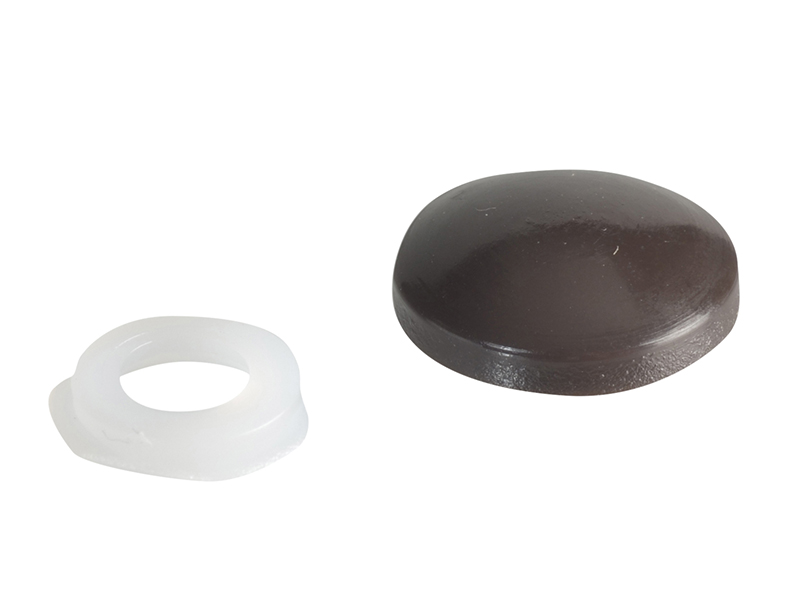 Forgepack Domed Cover Caps No. 6-8 - Dark Brown (Pack of 20)