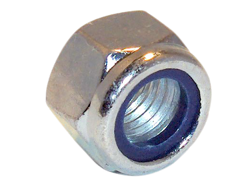 ForgeFix Hexagon Nut & Nylon Insert ZP M12 Bag 50 FORNYLOC12G
