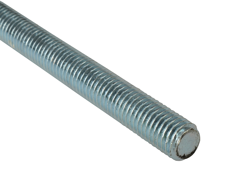 ForgeFix Threaded Rod Zinc Plated M20 x 1m Single FORROD20N LIGHT RED/PINK