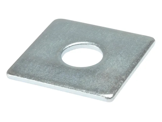 Forgefix Square Plate Washers ZP M50 x 10mm (Pack of 10) - 10SQPL5010