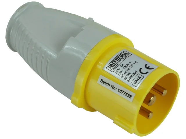 Faithfull Yellow Plug 16 Amp 110 Volt Typ 1134