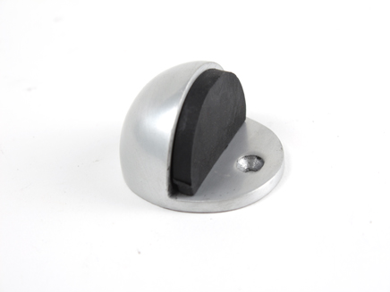 Aluminium Oval Shield Door Stop SAA 43mm (1.3/4 Inch)