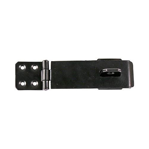 Timco 4 1/2 - Safety Pattern Hasp & Staple - Black - TIMbag of 1
