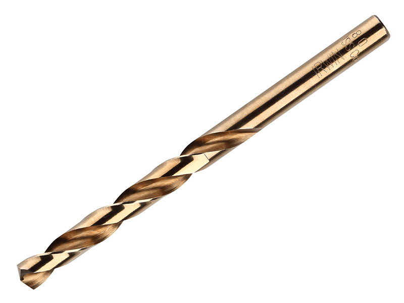 IRWIN HSS Cobalt Drill Bits (10) 3.0mm OL:61mm WL:33 IRW10502515