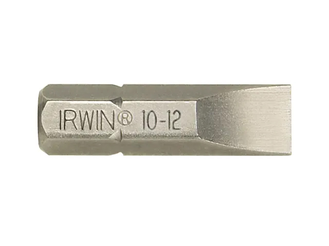 Irwin Screwdriver Bits Slotted 4.25mm 25mm (Pack of 10) - 10504359
