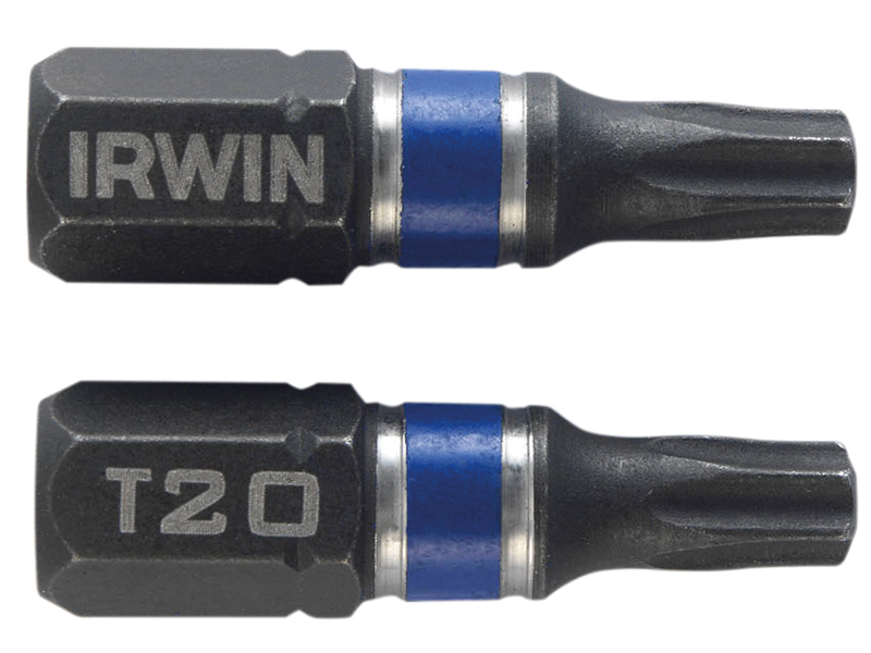 IRWIN Impact Screwdriver Bits TORX TX20 25mm (Pack 20) IRW1923331