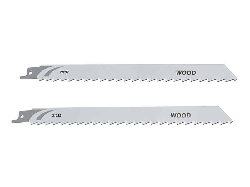 IRWIN Sabre Saw Blade Coarse Wood Cutting 228mm Pack of 2 IRWIW1016303