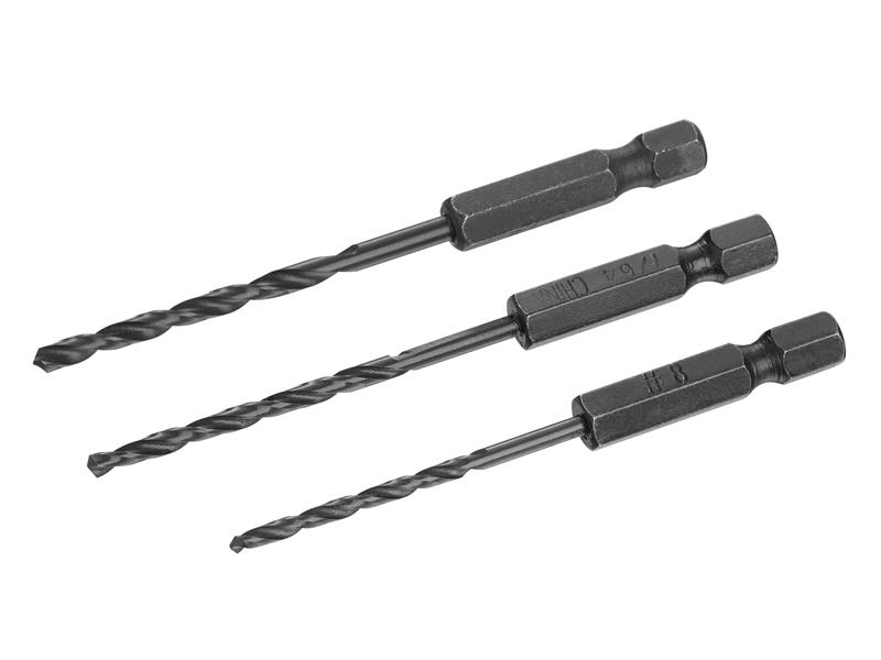 IRWIN Pilot Countersink Bit Set, 3 Piece IRWIW3035112