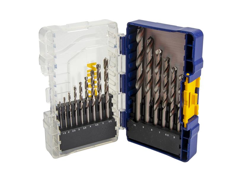 IRWIN HSS Titanium Metal Drill Bit Set, 13 Piece IRWIW3038503