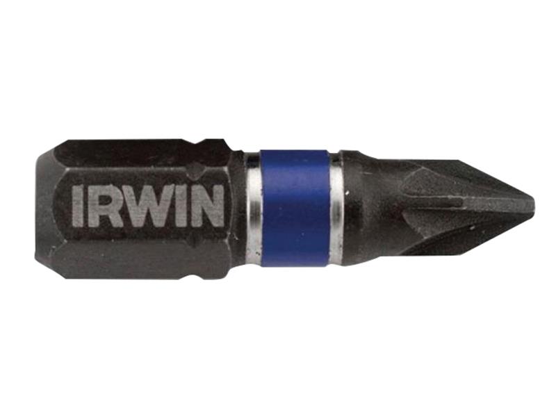 IRWIN Impact Pro Performance Screwdriver Bits PZ1 25mm (Pack 2) IRWIW6061409