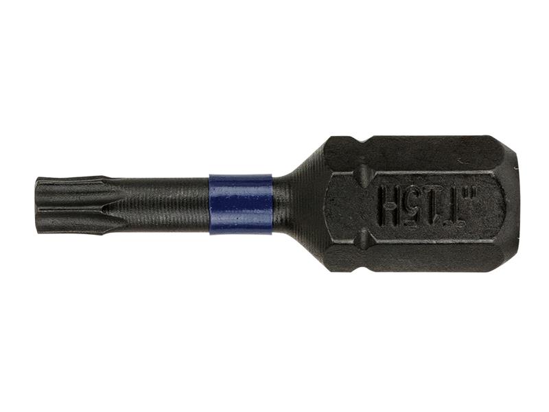 IRWIN Impact Pro Performance Screwdriver Bits TX15 25mm (Pack 2) IRWIW6061615