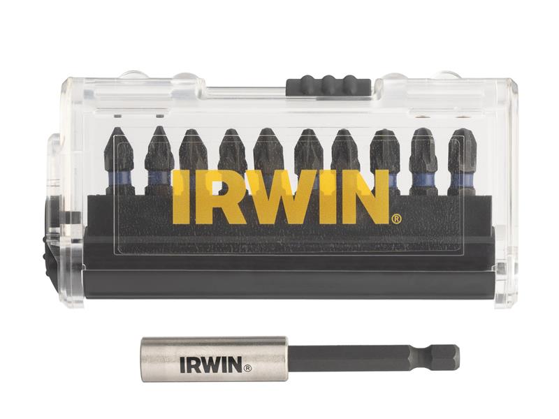 IRWIN Impact Pro Performance Pozi Screwdriver Bit Set, 10 Piece IRWIW6062503