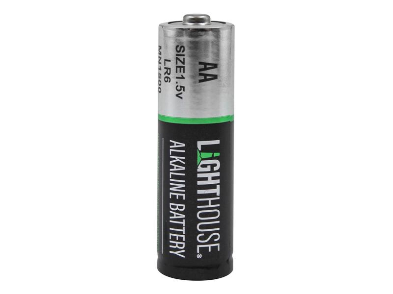 Lighthouse AA LR6 Alkaline Batteries 2400 mAh (Pack 24) L/HBATAA24