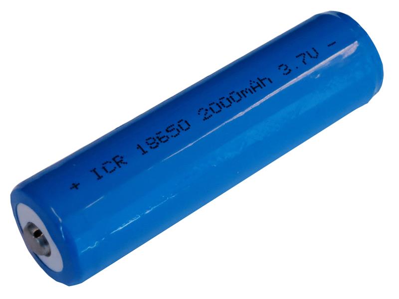 Lighthouse Rechargeable 18650 Li-ion Battery 3.7V 2000mAh L/HSB372000