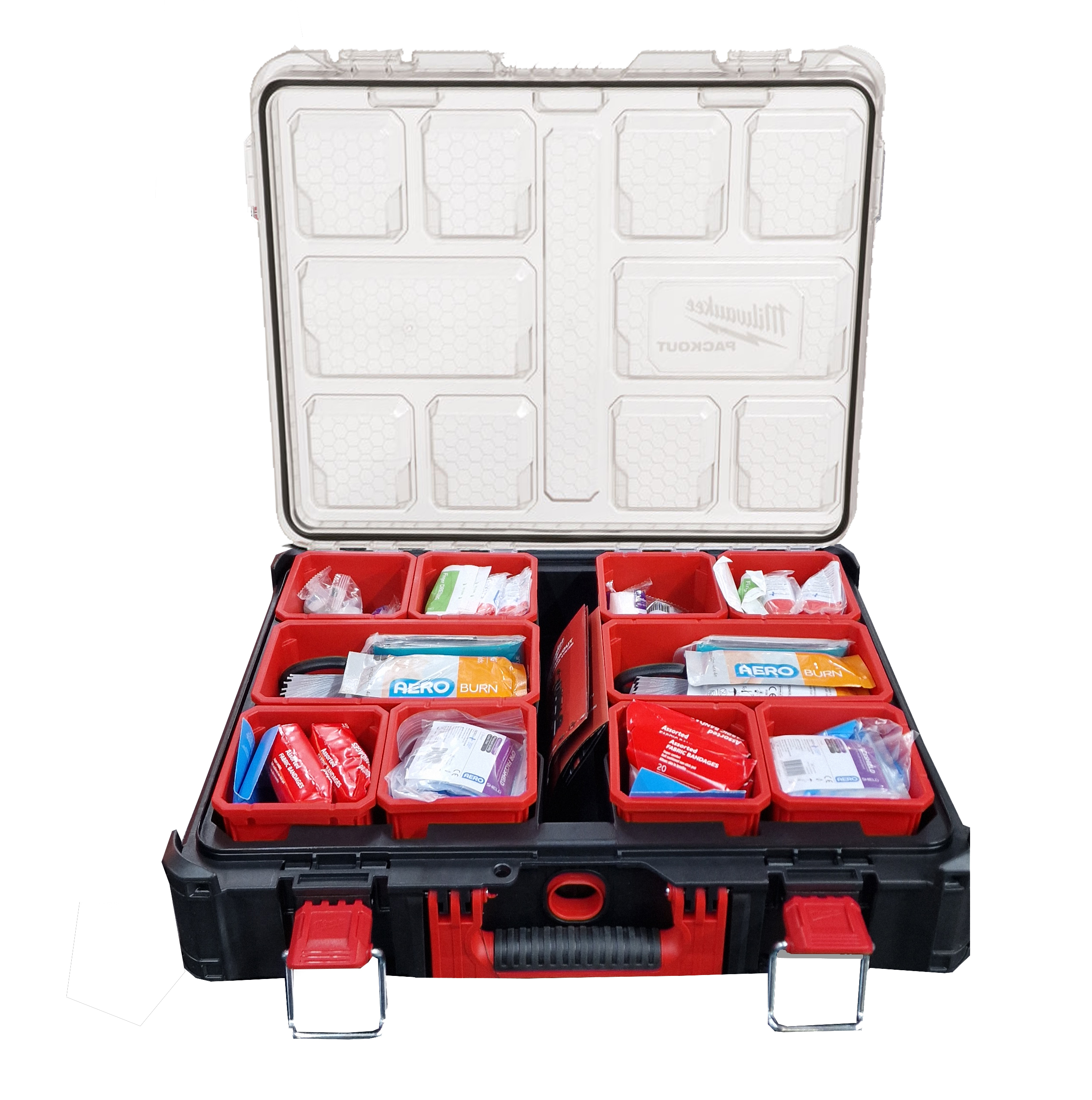 Milwaukee Packout - Packout Organiser First Aid Kit Large - Black Edition