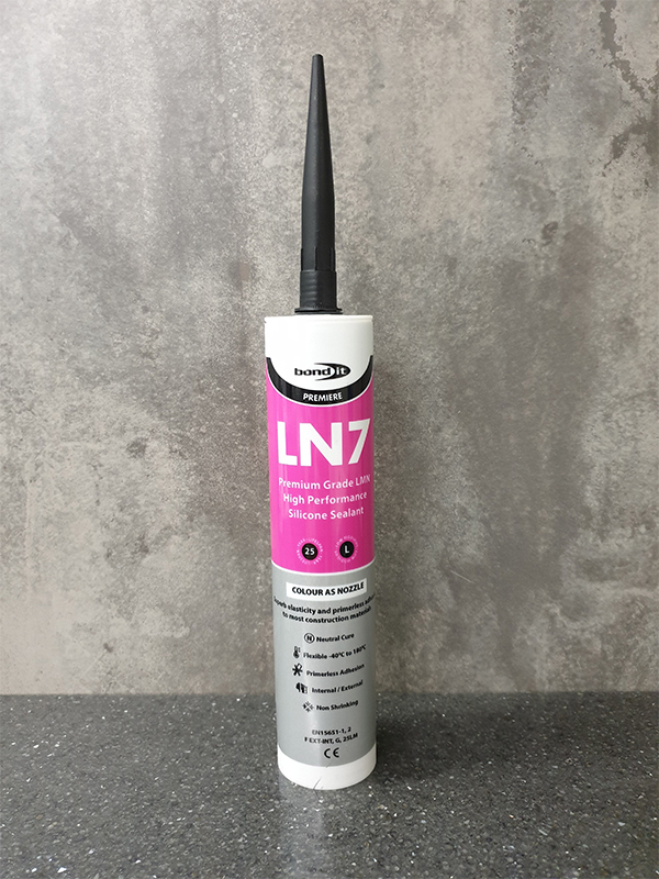 Bond-It LN7 Low Modulus Neutral Cure Silicone Sealant Eu3 - Black
