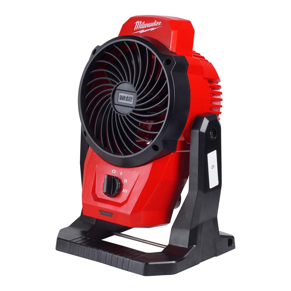 Milwaukee M12AF-0 12v Area Fan 3-Speed - Body Only