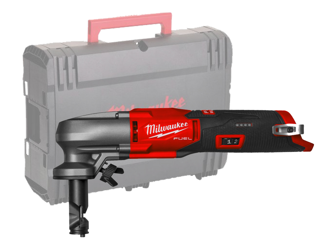 Milwaukee 12v Fuel Nibbler 1.6MM - M12FNB16-0X - Body Only &amp; Case