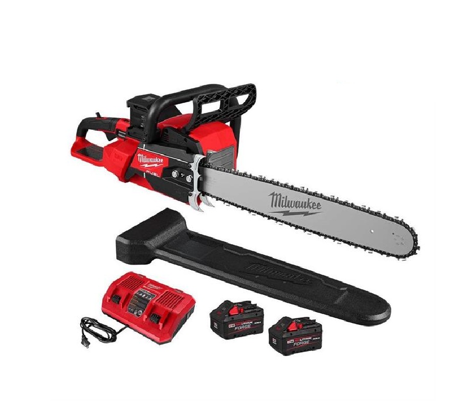 Milwaukee 18v Twin Brushless 50cm Chainsaw - M18F2CHS50-802 - 8.0ah Forge Pack